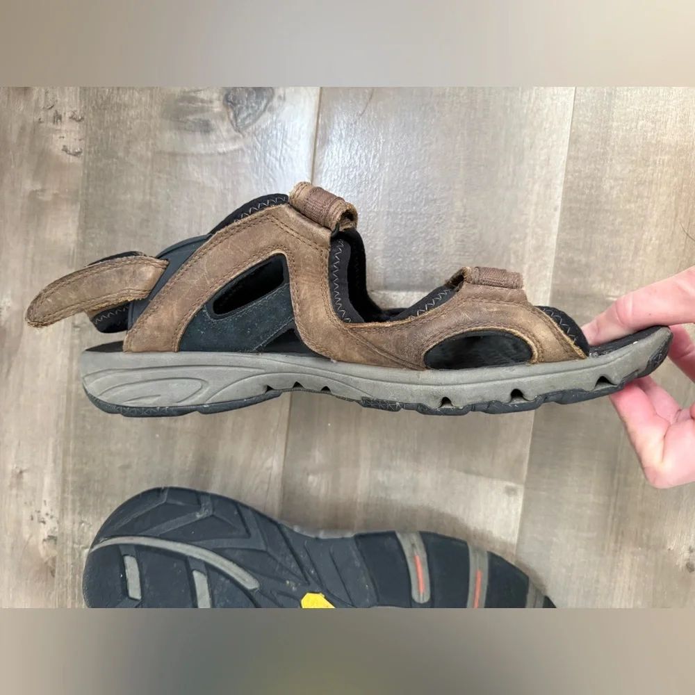 Merrell Cambrian Strap Dark Earth Sandal Vibram Sole Men 13 Performance Hiking‎